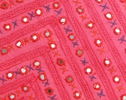 Kissen aus Indien, pink - 60 x 60